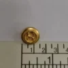 Gold Frosted Blouse Button 1Pcs
