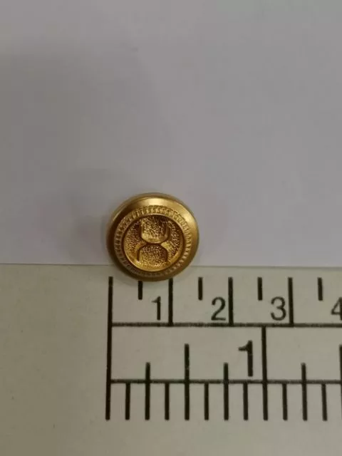 Gold Frosted Blouse Button 1Pcs