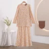Loose Cut Floral Baju Kurung