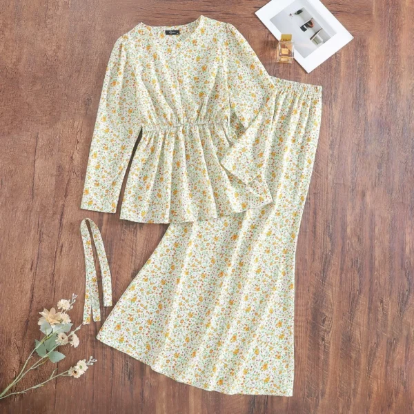 Raflesia Kaftan Crepe Baju Kurung
