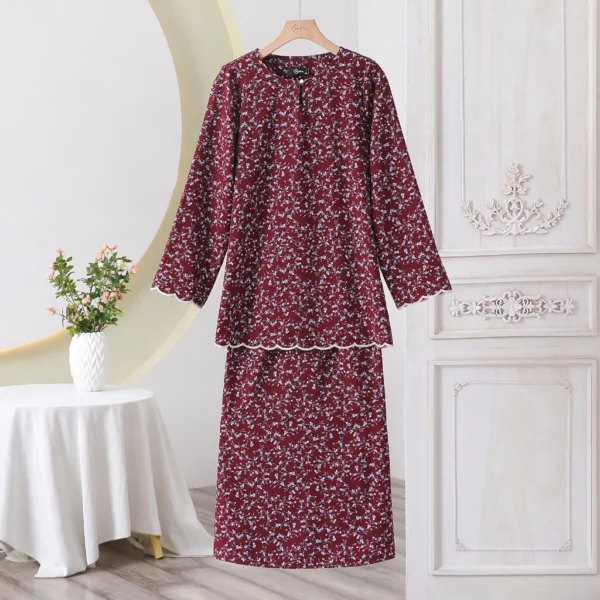 Kasturi Kurung Kedah Opah Floral