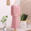 Long Sleeve Floral Baju Kurung