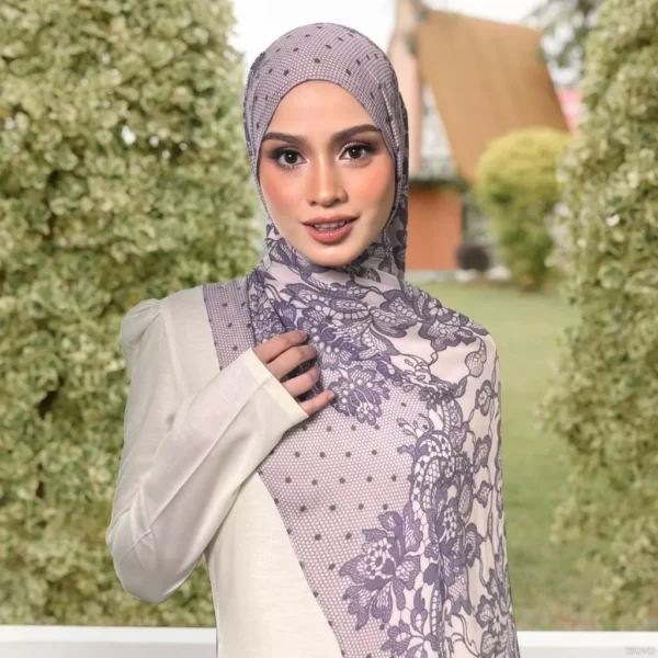 Lace Modal Shawl Free Size W70cm L190cm