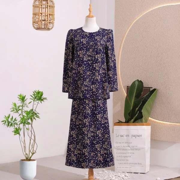 CLAMIRA Fishtail Baju Kurung Floral