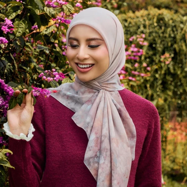 Floravelle Japanese Cotton Voile Shawl Free Size W70cm L190cm