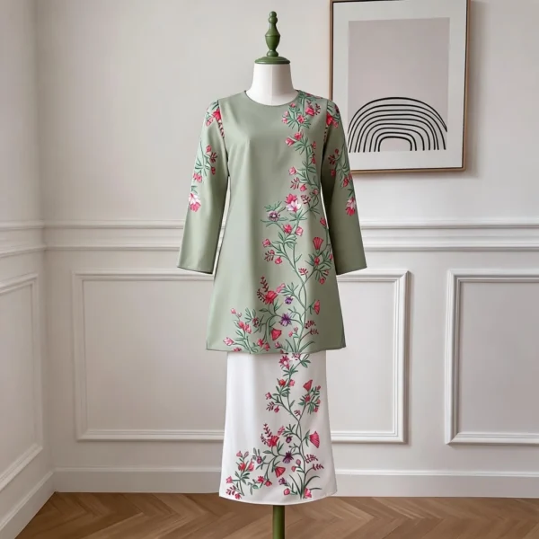 my-11134207-820la-mnpgos5r04xxc3.webp Small Floral Print Baju Kurung Set