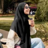 Lumi Square Chiffon Voile Shawl Free Size W70cm L190cm