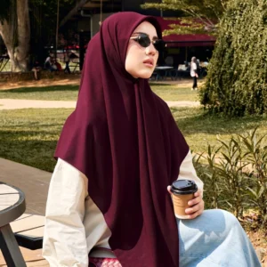 my-11134207-820le-mqrilwz0mz9fed.webp Lumi Square Chiffon Voile Shawl Free Size W70cm L190cm