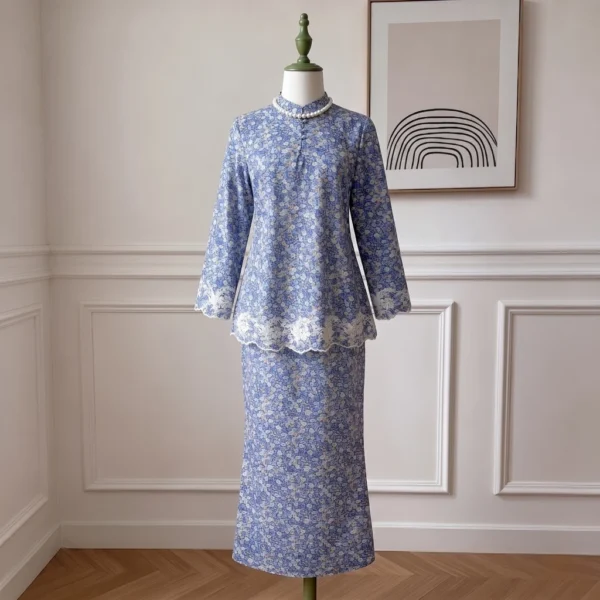Alynda Kurung Kedah Floral