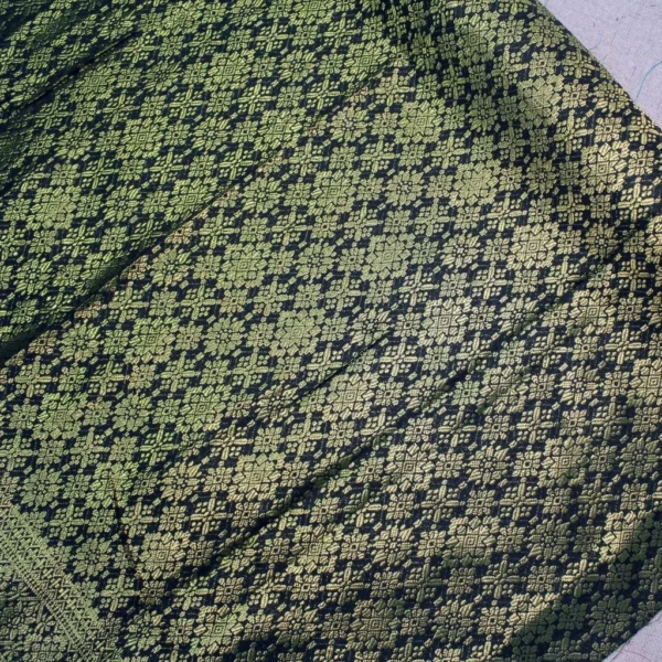 KAMDAR Songket Metallic Indigo Star 0.5Meter