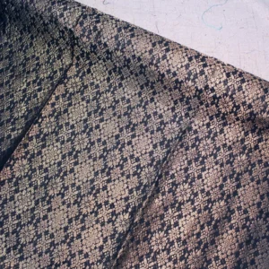 KAMDAR Songket Metallic Indigo Star 0.5Meter