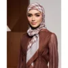 PLAID Cotton Voile Modal Shawl Free Size W70cm L190cm