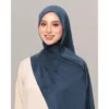 Inara Crumple Matte Satin Shawl Free Size W70cm L190cm