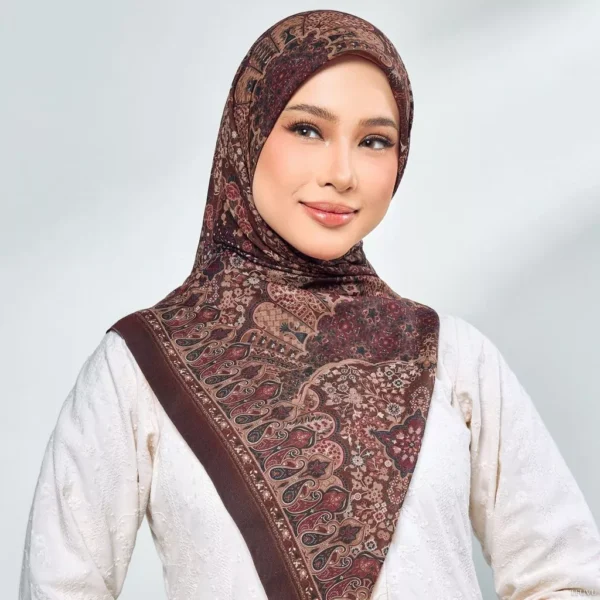 Persian Cotton Voile Shawl Free Size W70cm L190cm