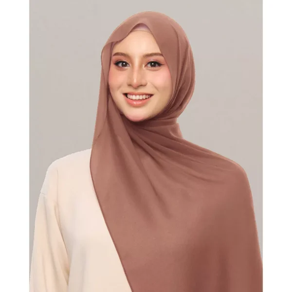 Talya Chiffon Silk Shawl Free Size W70cm L190cm